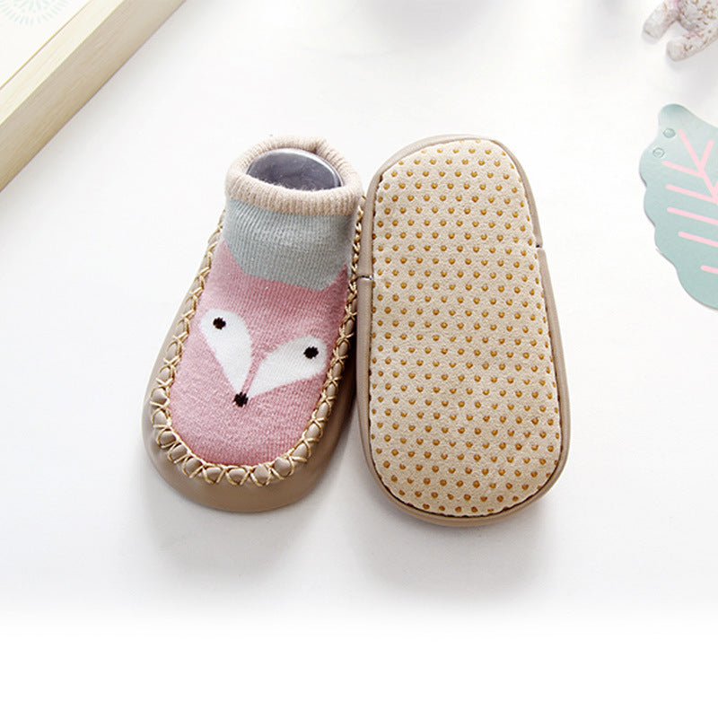 1 Pair Newborn Warm Socks Baby Boy Girl Cartoon