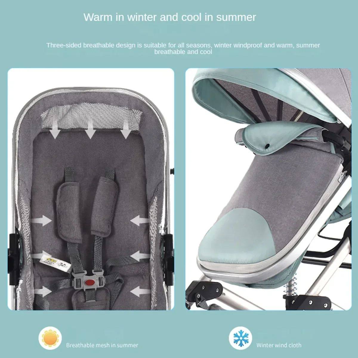 3-in-1 baby stroller
