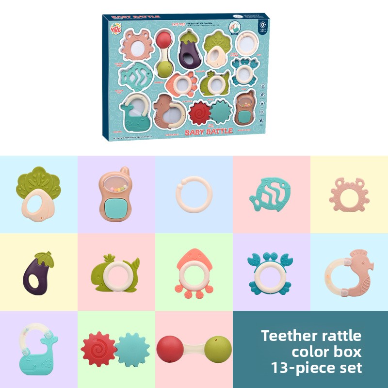 Baby Teether Rattle Toy