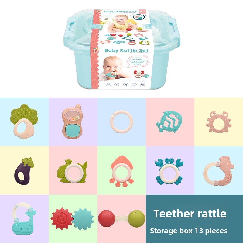 Baby Teether Rattle Toy