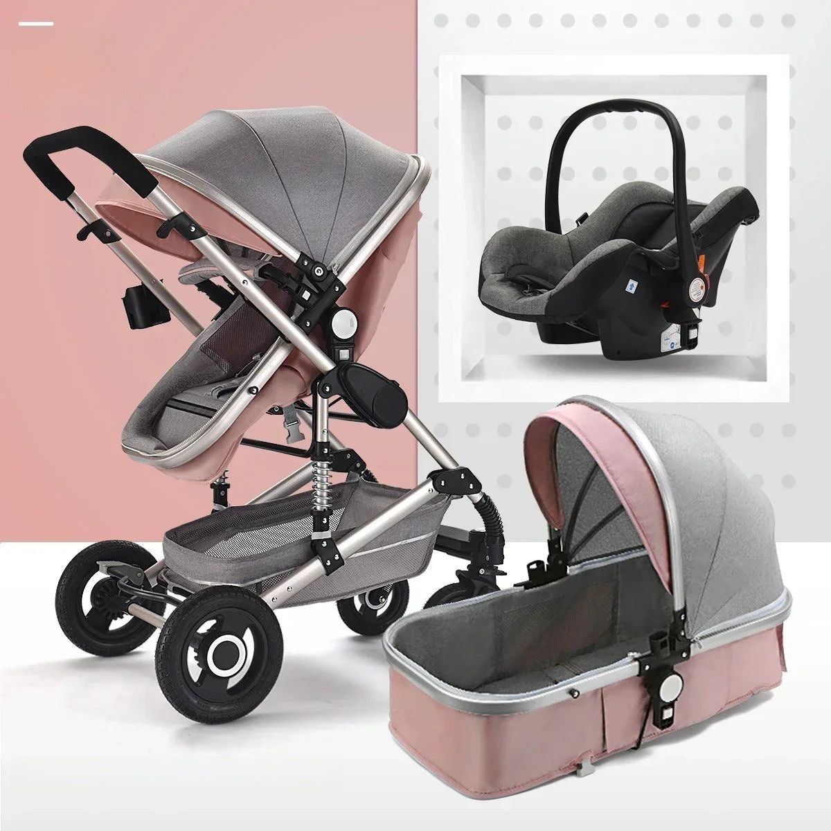 3-in-1 baby stroller