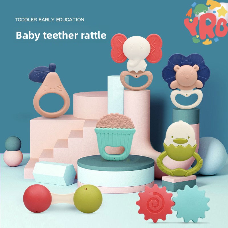 Baby Teether Rattle Toy