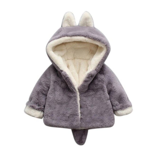 Baby Infant Girls Boys Winter Hooded Coat