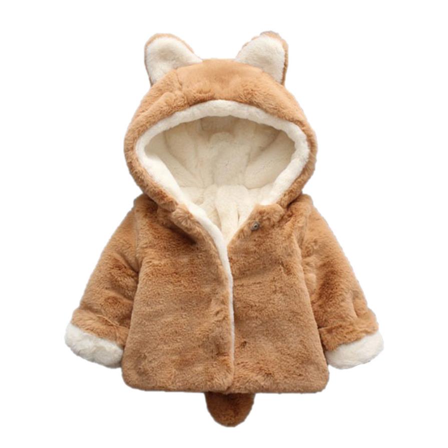 Baby Infant Girls Boys Winter Hooded Coat