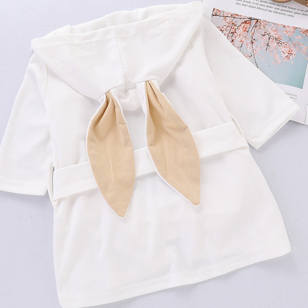 Boys and Girls long sleeved solid color hooded