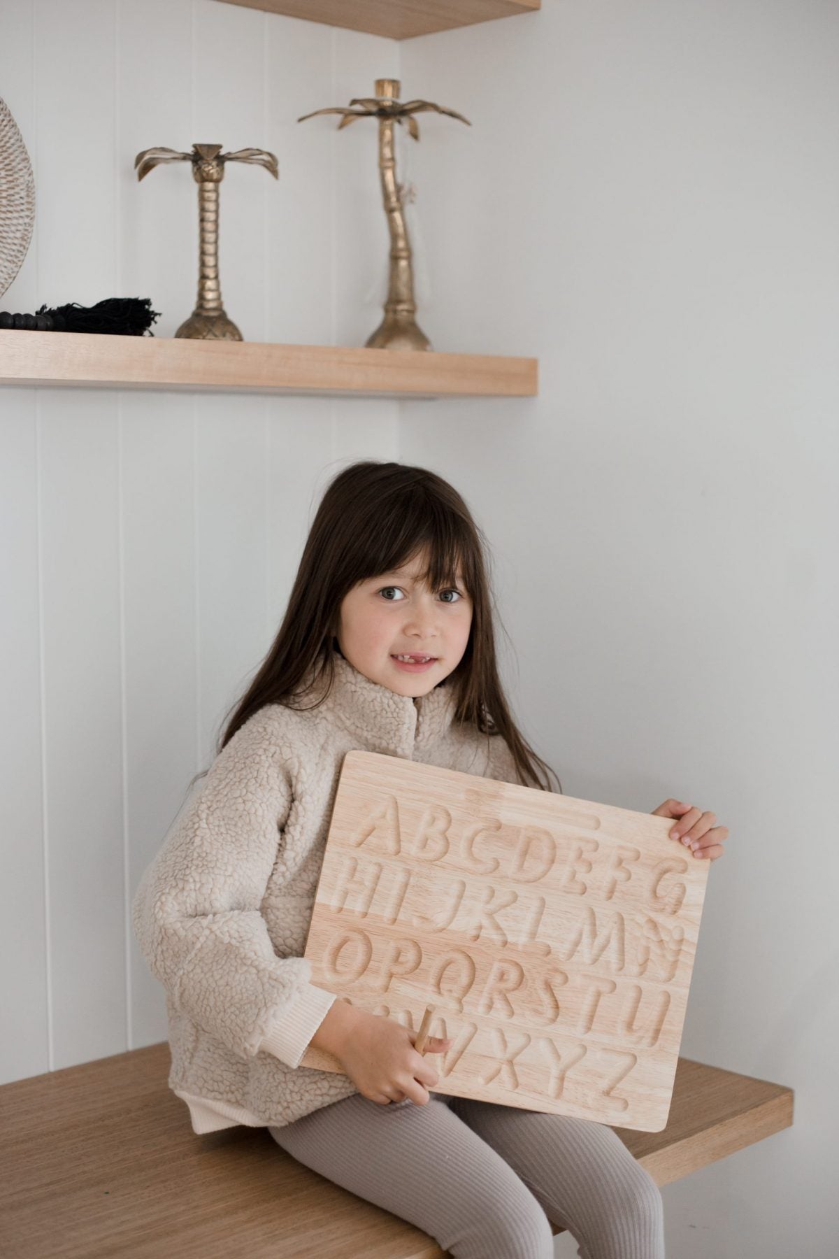 QToys Australia Capital letter lacing board