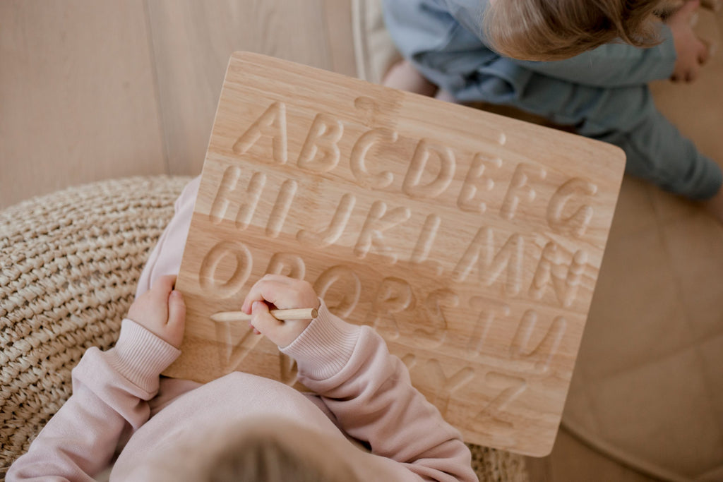 QToys Australia Capital letter lacing board