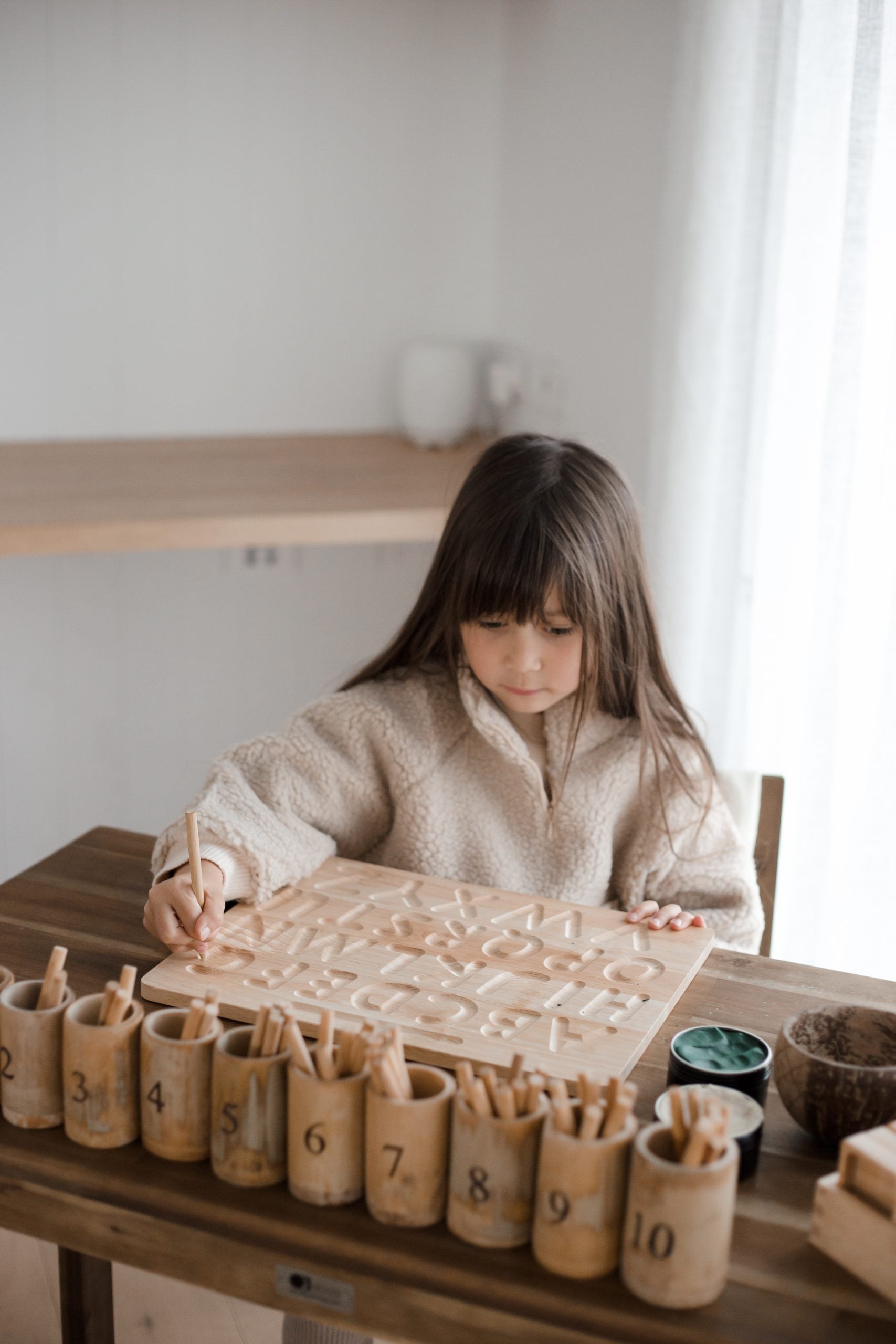 QToys Australia Capital letter lacing board