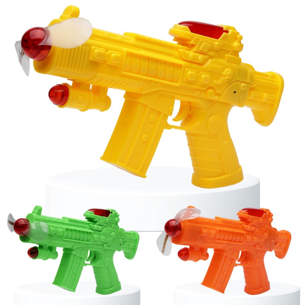 Space Gun Toy with LED Fan and Music
