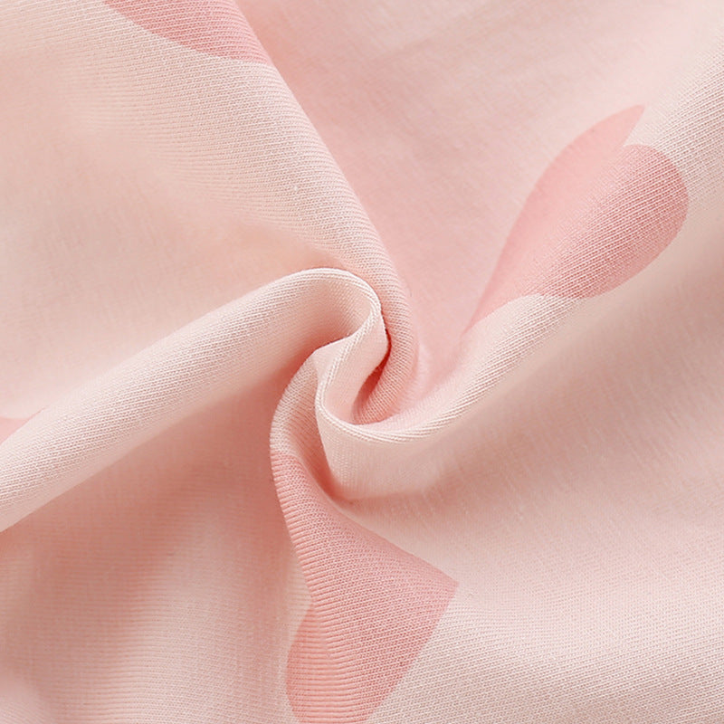 Autumn Arrival Baby Kids Girls Hearts Pattern Casual Pants