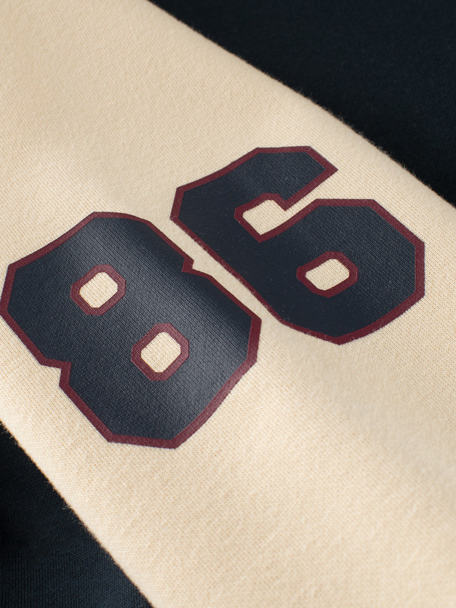 Boys and Girls Teddy Bear and Letters Printed Contrast Design Color