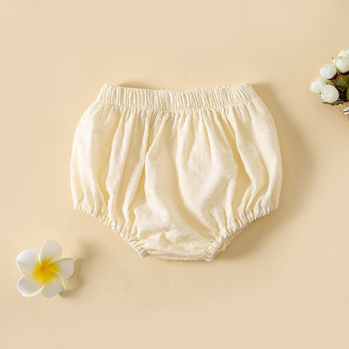 Baby Boys And Girls Cute Print Pattern Short Pants With Buttons